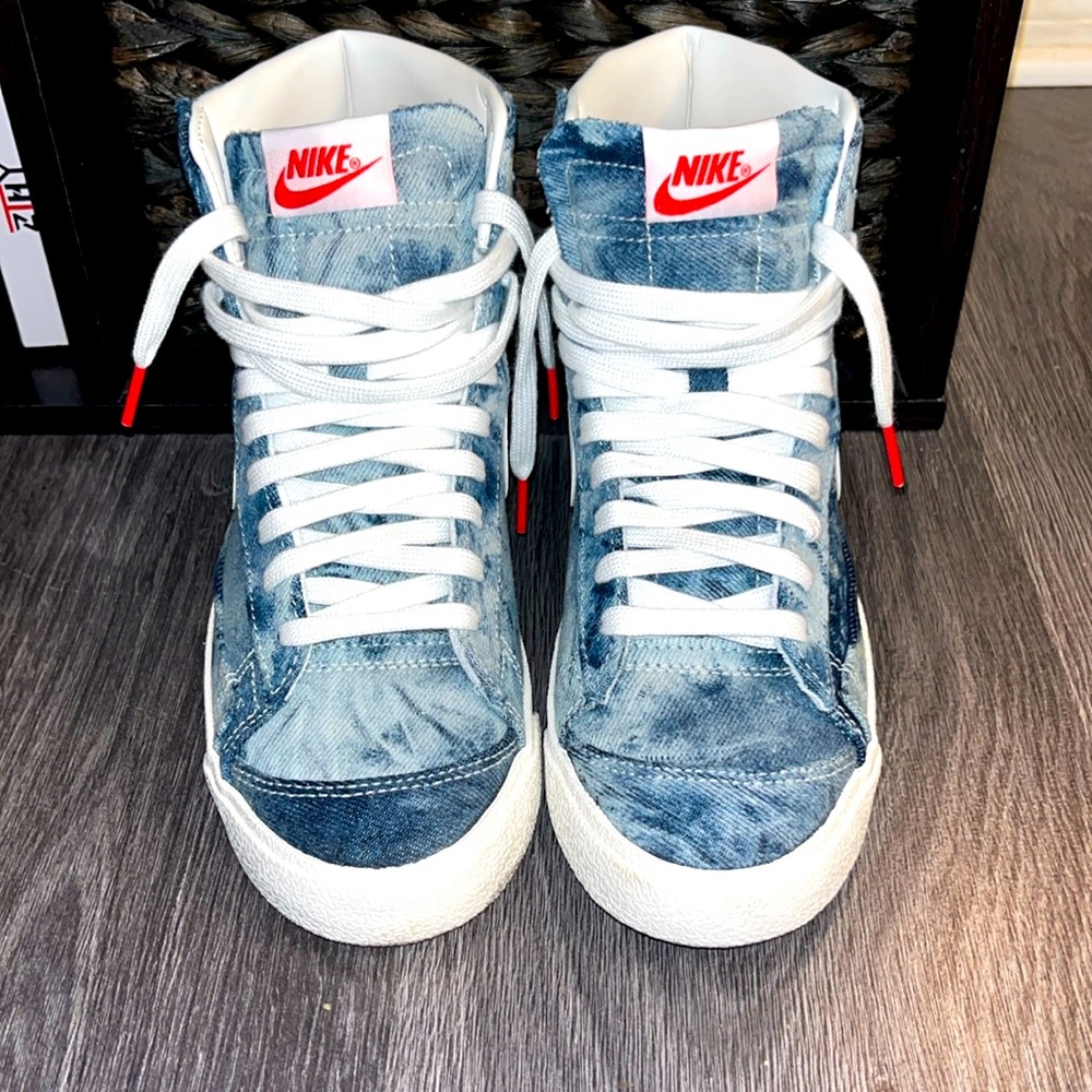 Denim Nike Mid 77 Blazer sneakers